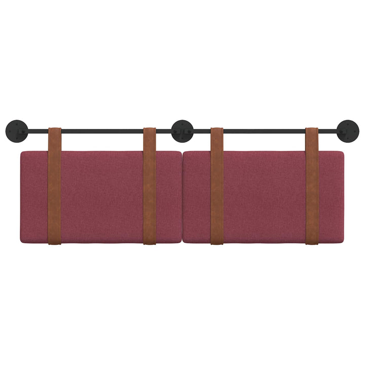 Hængende Hovedgavl Vægmonteret Vinrød 150 x 55 x 5 cm Antik PU