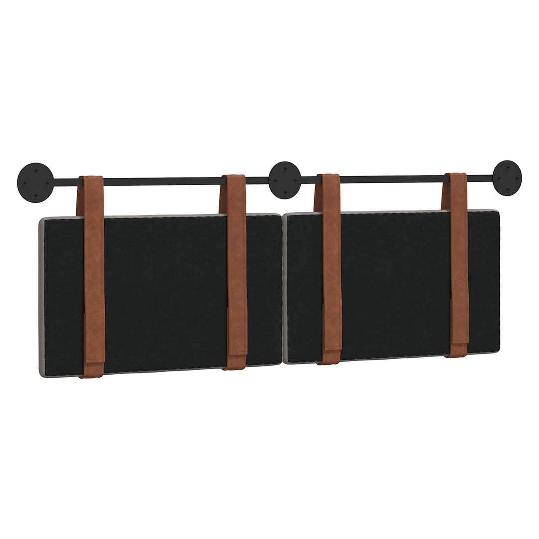 Hængende Hovedgavl Vægmonteret Gråbrun 150 x 55 x 5 cm Antik PU