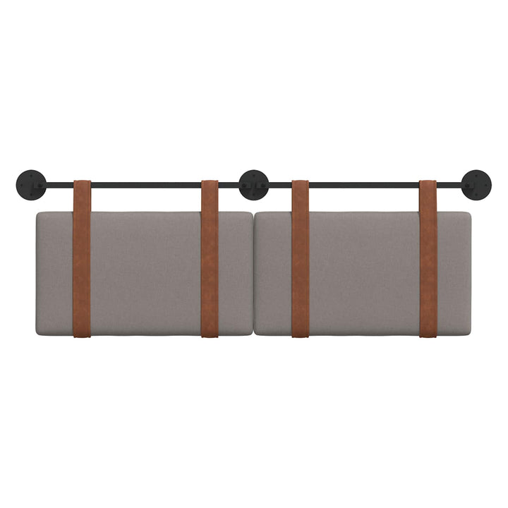 Hængende Hovedgavl Vægmonteret Gråbrun 150 x 55 x 5 cm Antik PU
