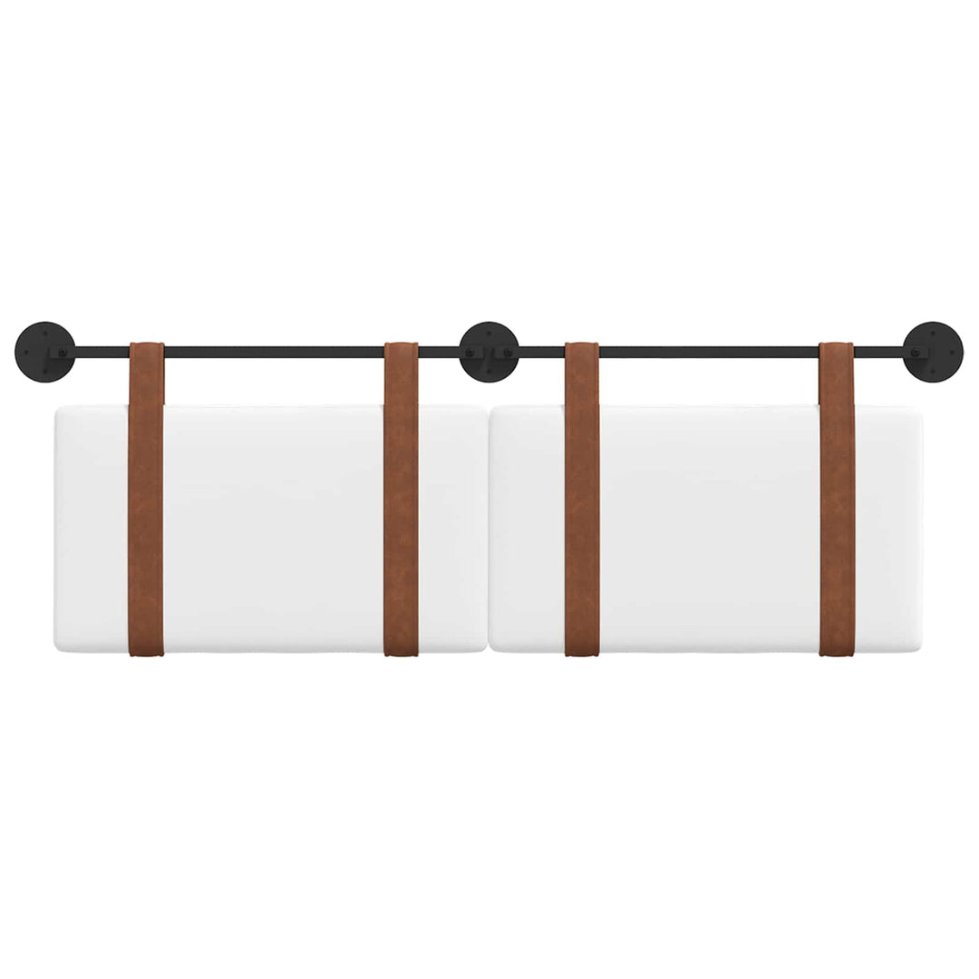 Hængende Hovedgavl Vægmonteret Hvid 150 x 55 x 5 cm Antik PU