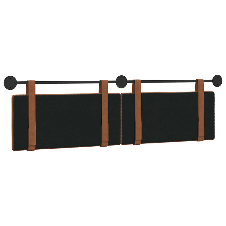 Hængende sengegavl Brun Antik PU