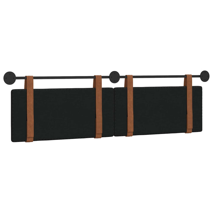 Hængende Hovedgavl Vægmonteret Sort 190 x 55 x 5 cm Antik PU
