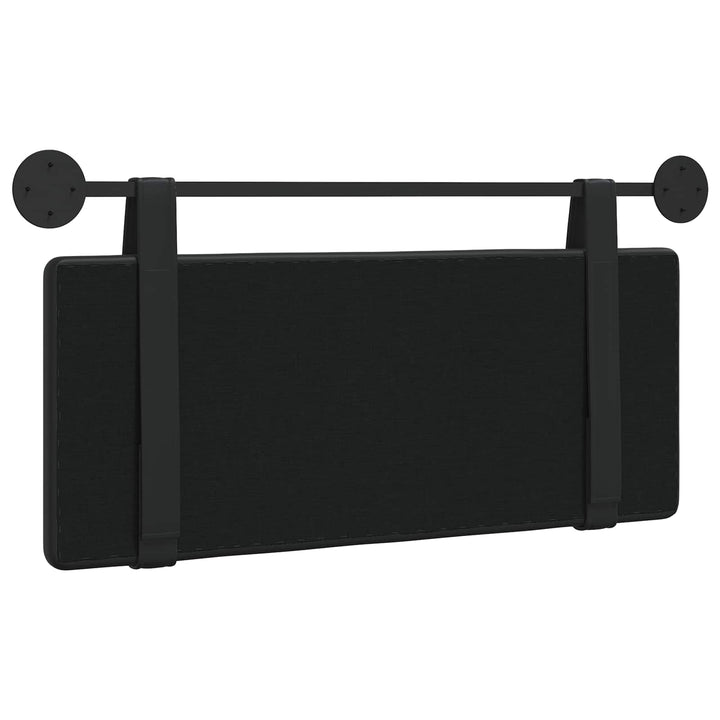 Hængende sengegavl Sort Kunstlæder