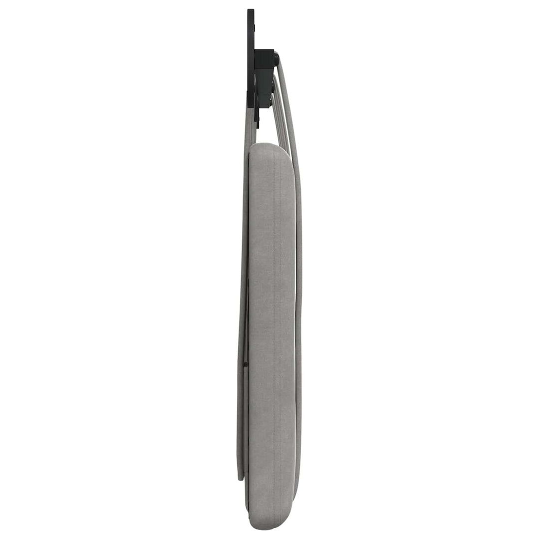 Hængende sengegavl Lysegrå Fløjl