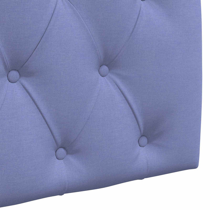 Hængende sengegavl Jeans blå Stof