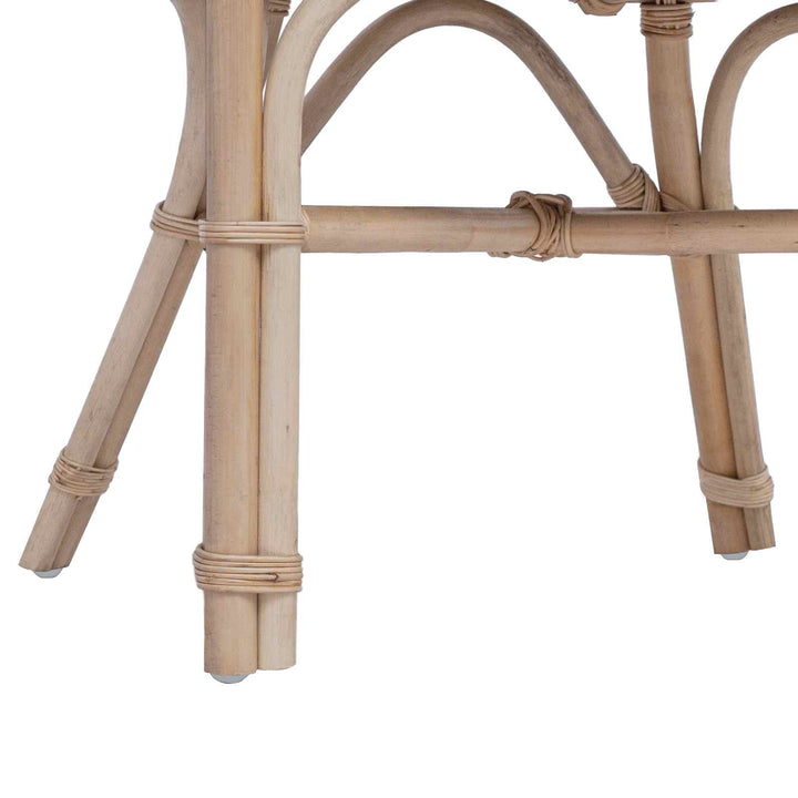 Staplestol Naturfarvet 60 x 60 x 81 cm Rattan