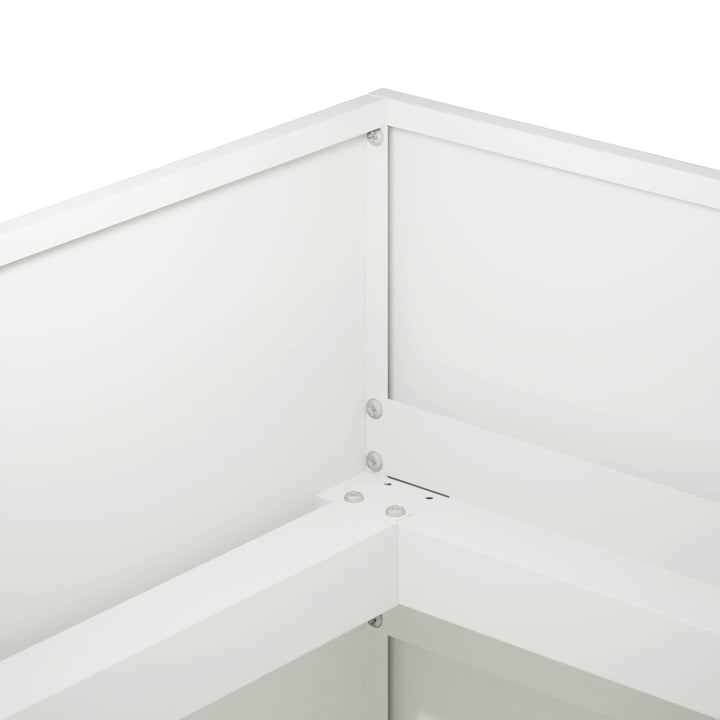 Have Blomsterkrukke Hvid 280 x 80 x 60 cm Koldvalset stål