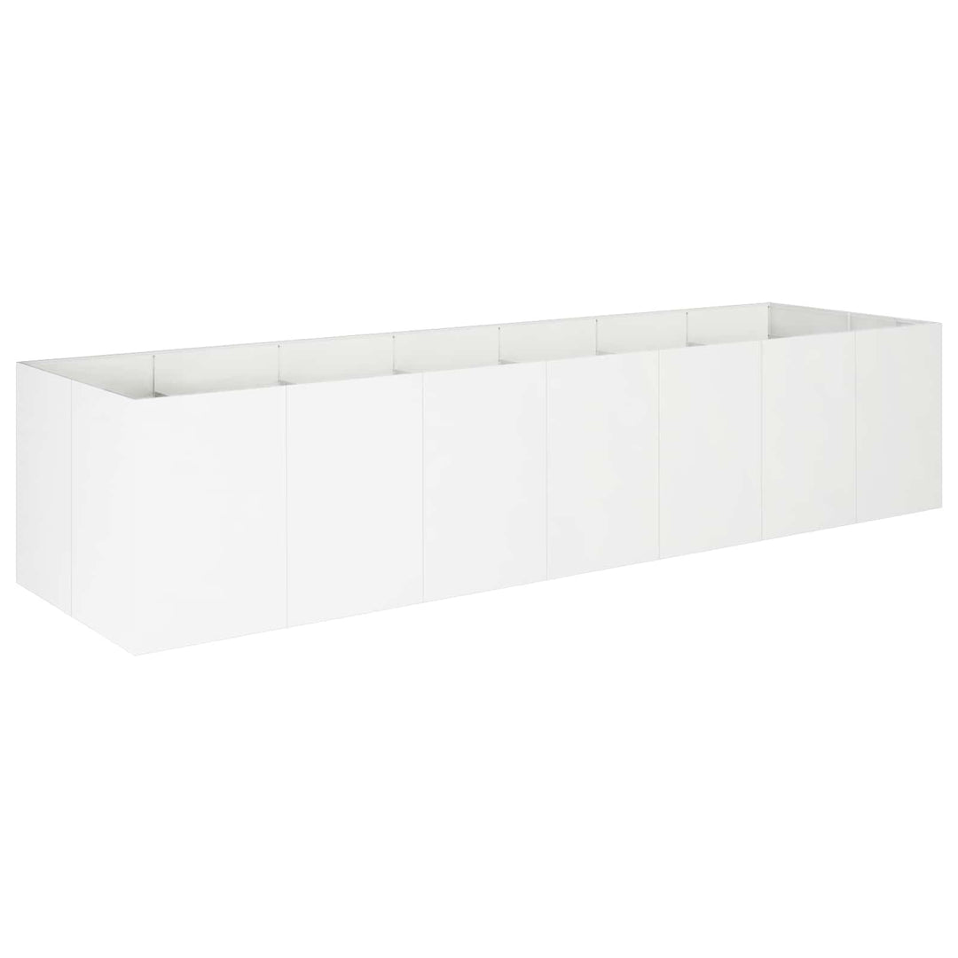 Have Blomsterkrukke Hvid 280 x 80 x 60 cm Koldvalset stål