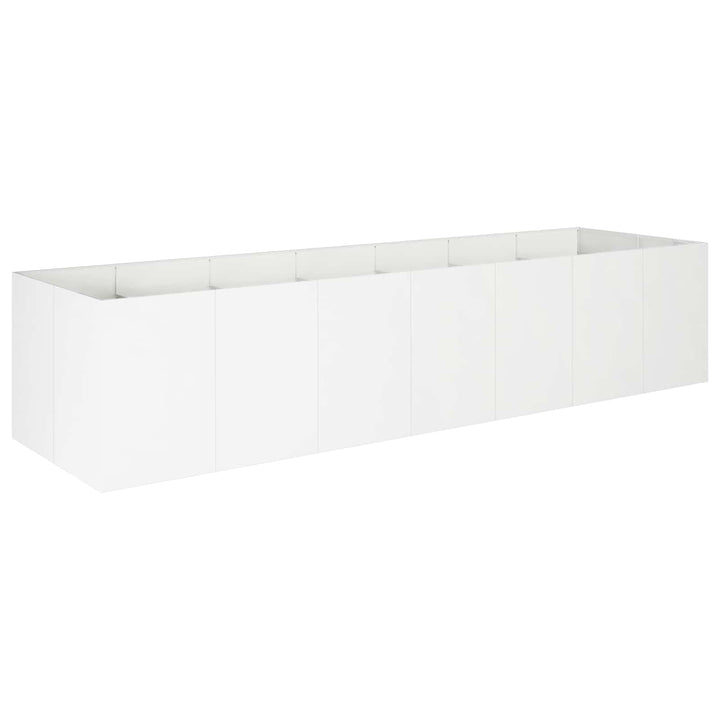 Have Blomsterkrukke Hvid 280 x 80 x 60 cm Koldvalset stål