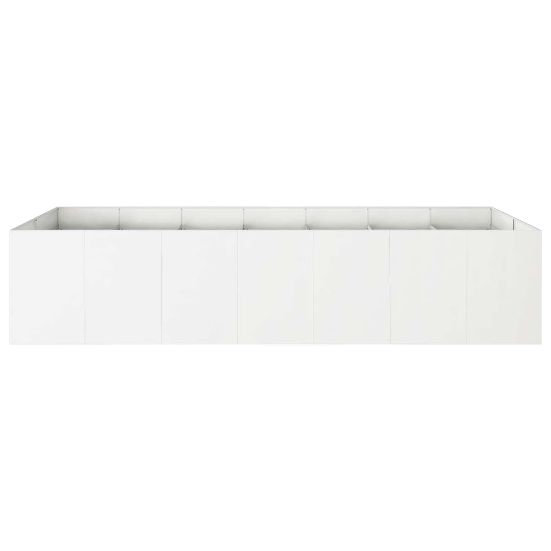 Have Blomsterkrukke Hvid 280 x 80 x 60 cm Koldvalset stål