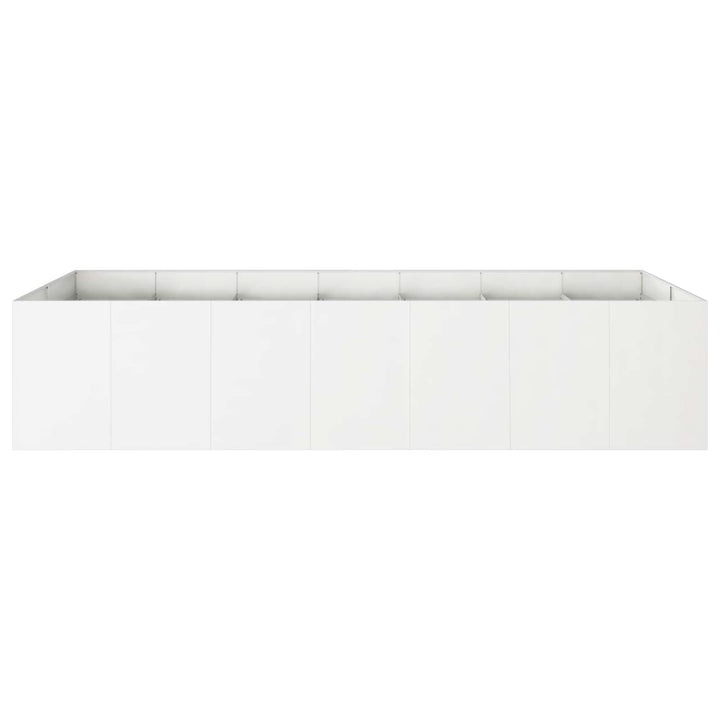 Have Blomsterkrukke Hvid 280 x 80 x 60 cm Koldvalset stål