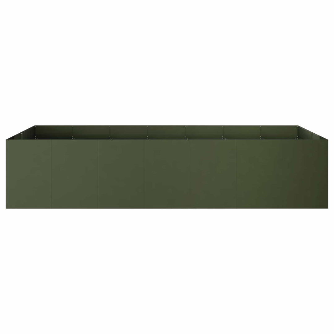 Have Blomsterkrukke Olivengrøn 280 x 80 x 60 cm Koldvalset stål