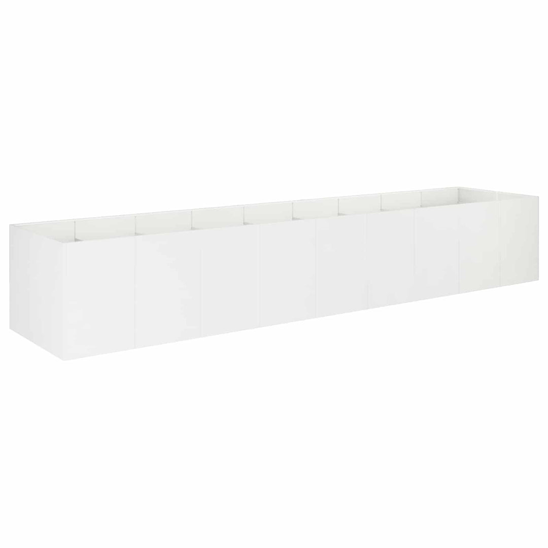 Have Blomsterkrukke Hvid 360 x 80 x 60 cm Koldvalset stål