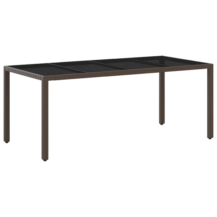 Udendørs spise sæt 9 stk. polyrattan