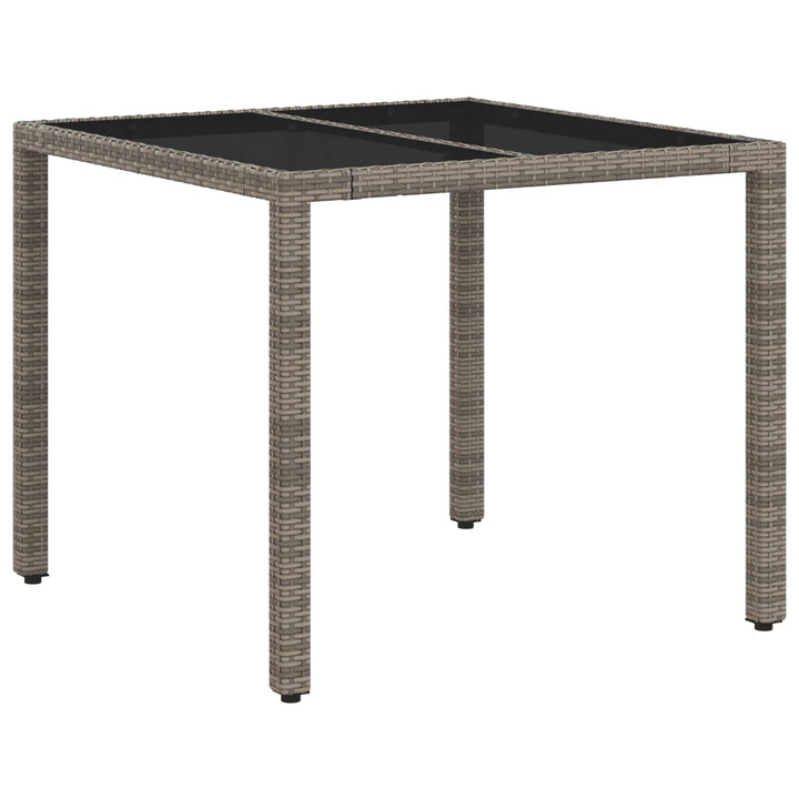 Udendørs spise sæt 5 stk. polyrattan