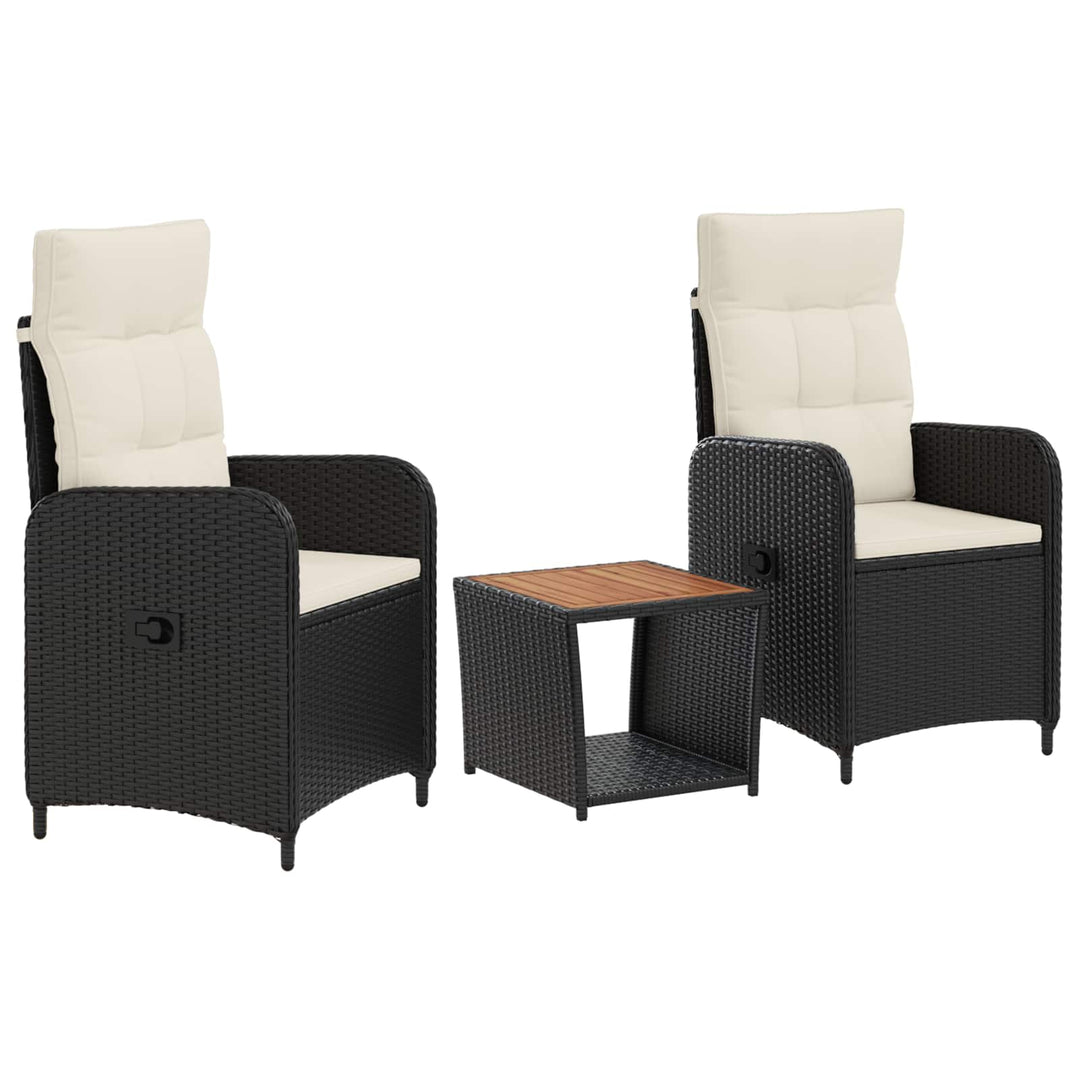 Have lounge sæt 3 stk. Sort og Cremehvid