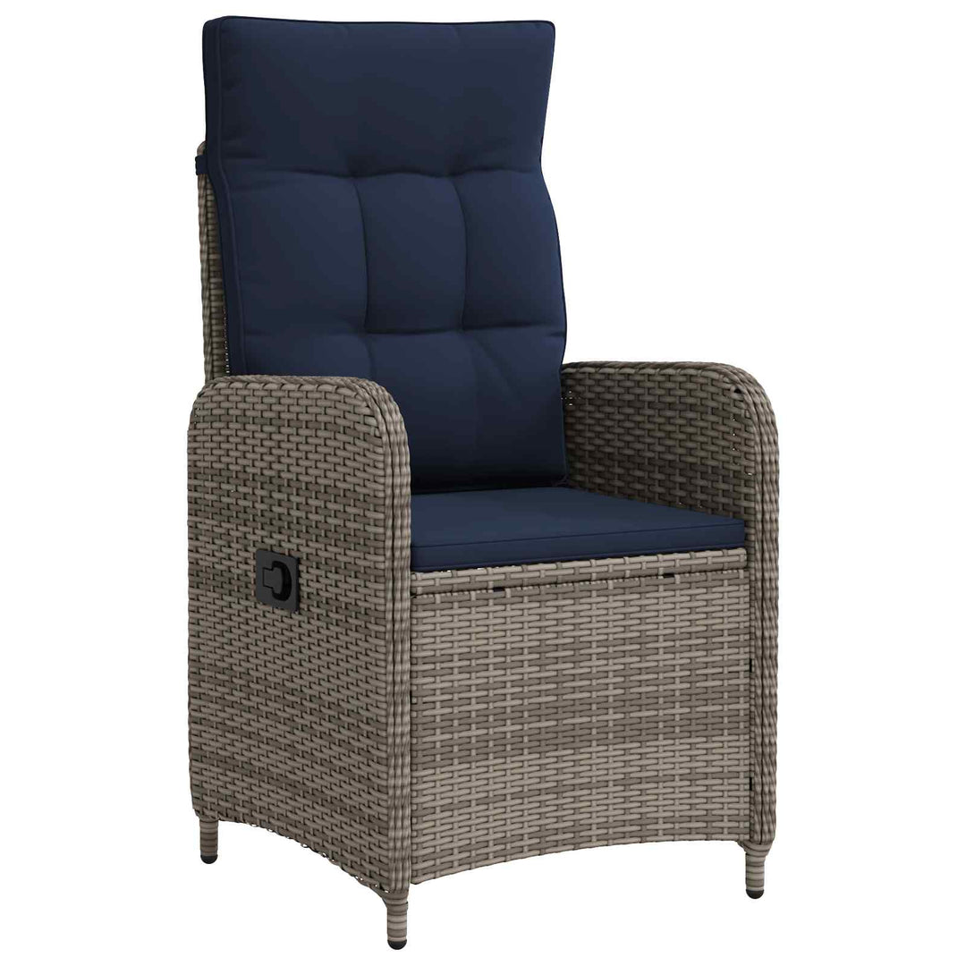 Have lounge sæt 3 stk. PE rattan og pulverlakeret stål
