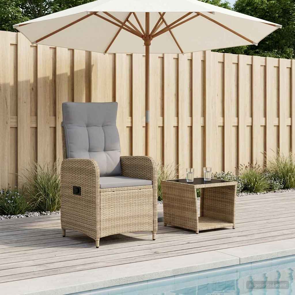 Have lounge sæt 2 stk. Beige og lys grå
