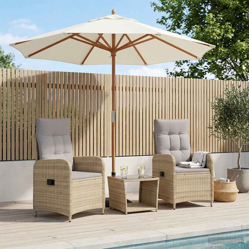 Have lounge sæt 3 stk. Beige og lys grå
