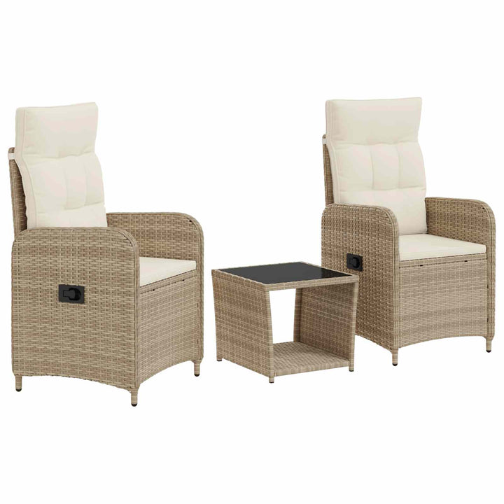 Have lounge sæt 3 stk. Beige og cremehvid