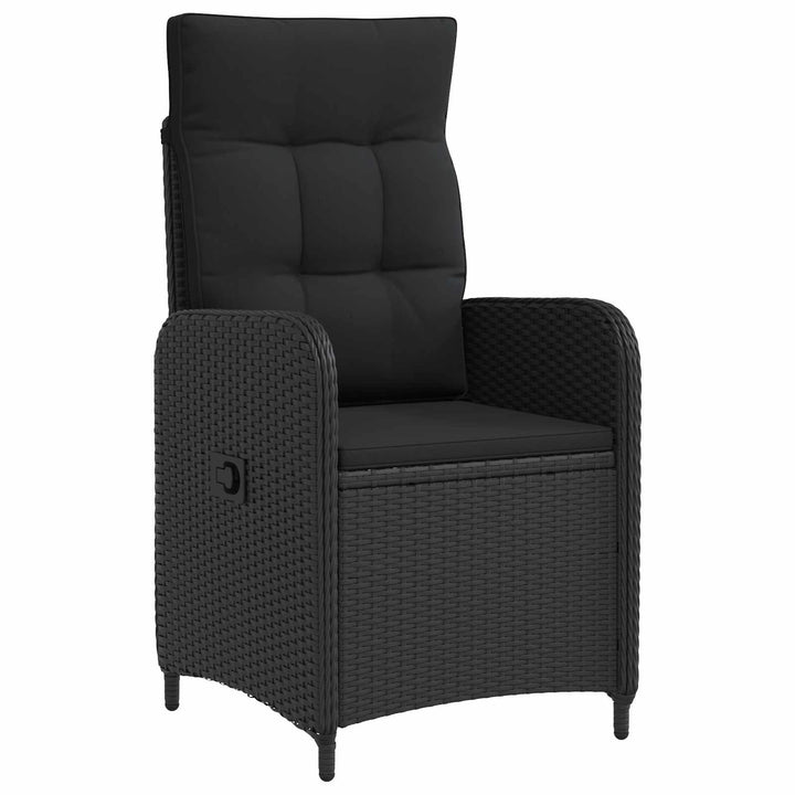 Sofa Bord Sæt 5 stk. PE rattan og pulverlakeret stål