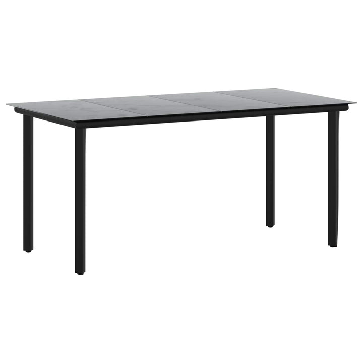 Sofa Bord Sæt 5 stk. PE rattan og pulverlakeret stål