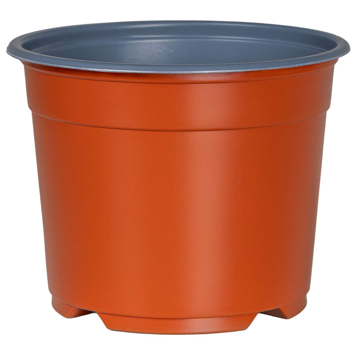 Rund Blomsterpotte 200 pcs Terrakotta Ø 10 x 8 cm Plastik