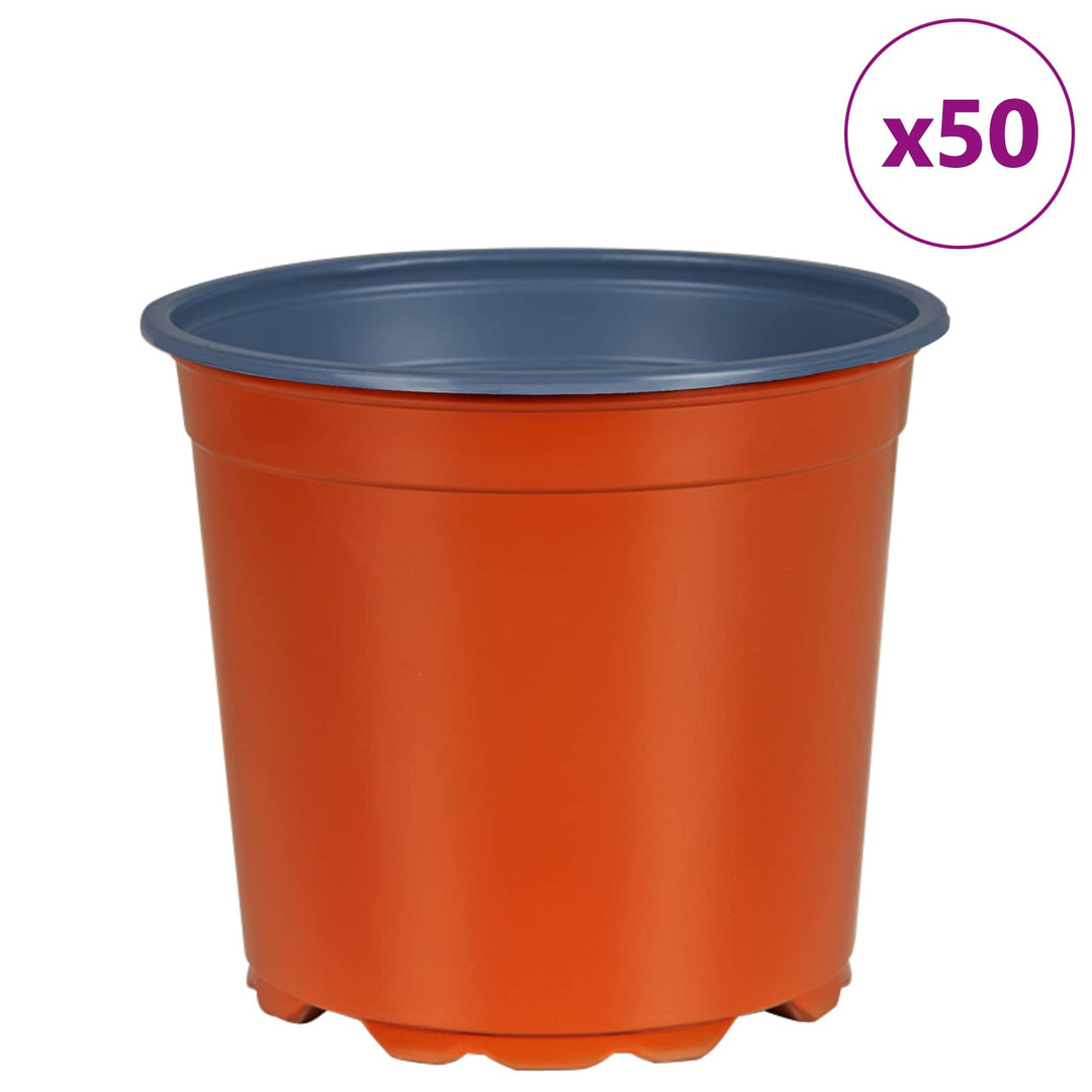 Rund Blomsterpotte 50 stk. Terrakotta Ø 15 x 13 cm Plastik