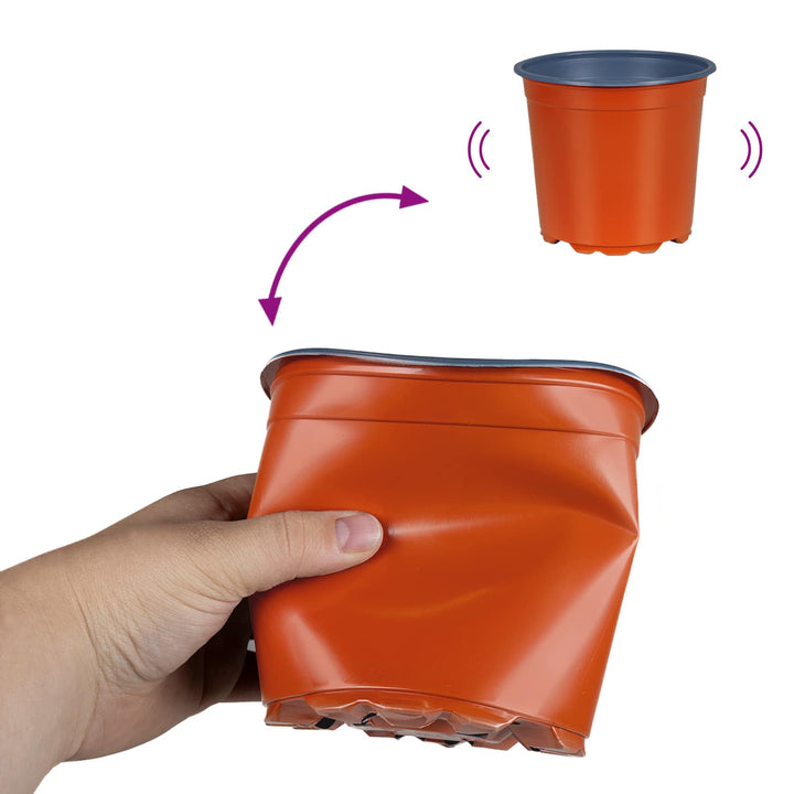 Blomsterpotte 200 pcs Terrakotta Ø 15 x 13 cm Plastik