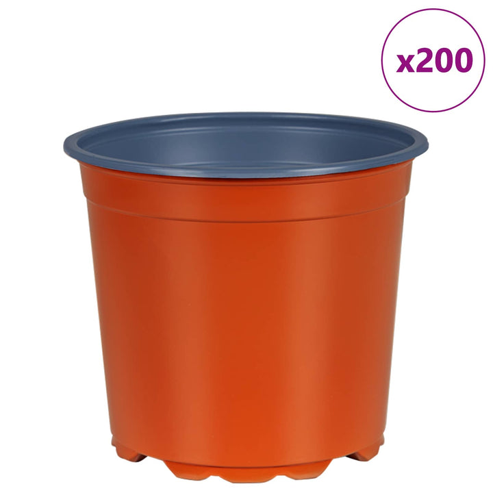 Blomsterpotte 200 pcs Terrakotta Ø 15 x 13 cm Plastik