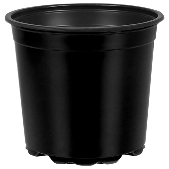 Rund Blomsterpotte 100 stk. Sort Ø 15 x 13 cm Plastik