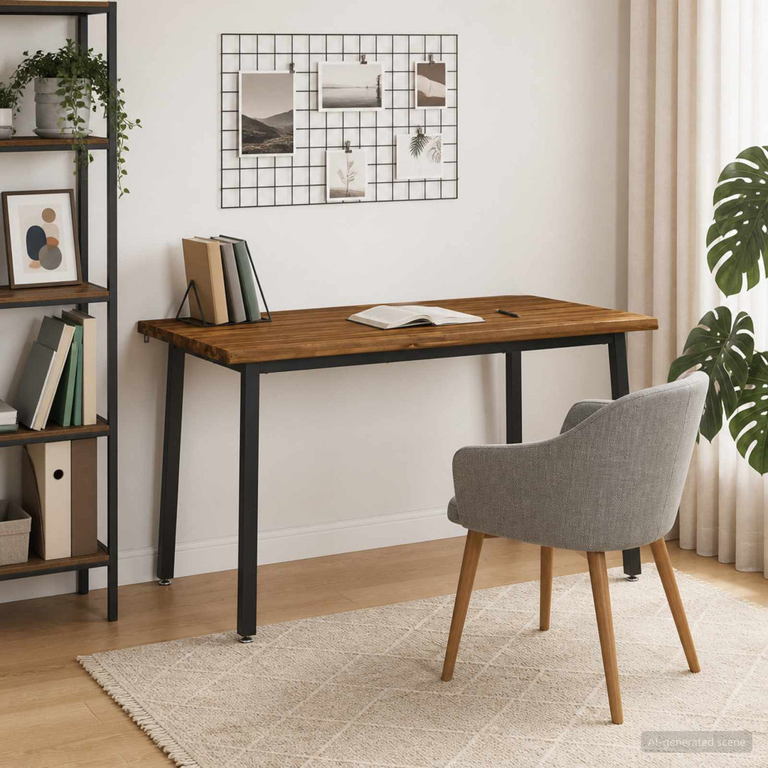 Dining table med live edge 140 x 90 x 75 cm Massivt Akacietræ