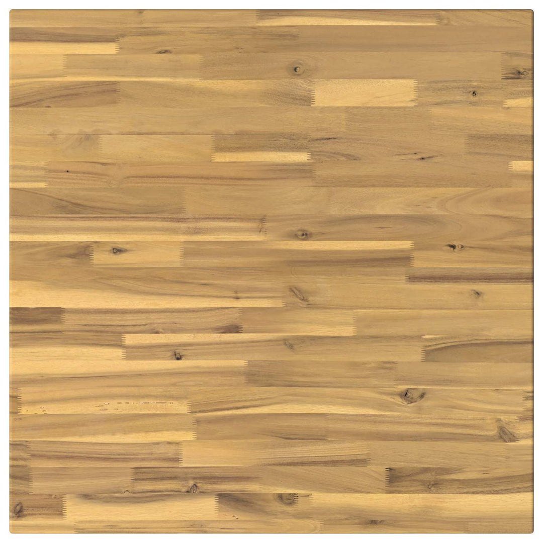 60 x 55 x 75 cm Massivt Akacietræ Hvid Rektangulær