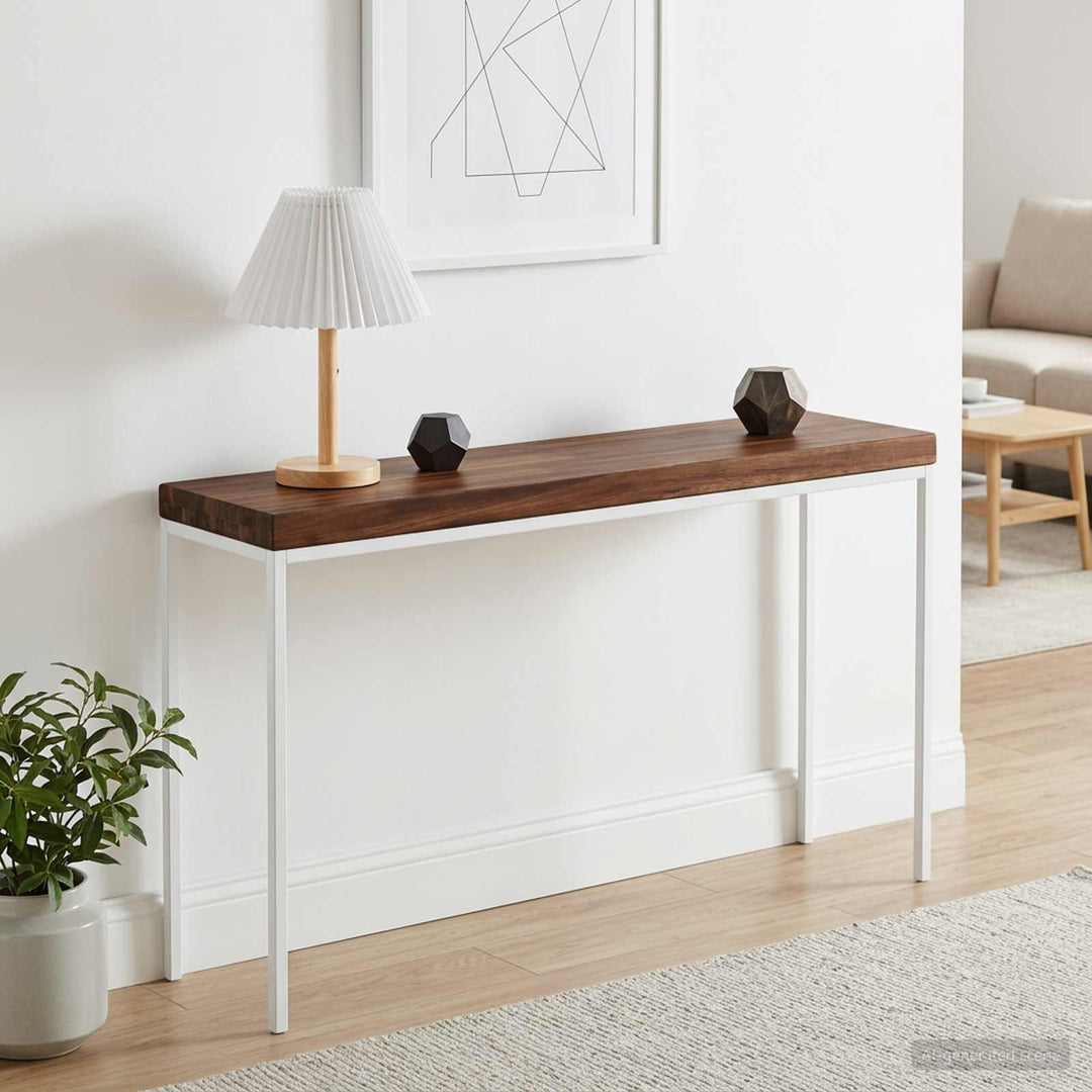 Rektangulært Bordplade 90 x 50 x 3,5 cm Rektangulær Mørk Brun