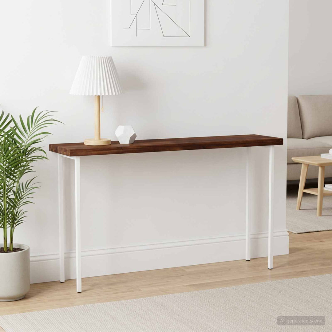 Rektangulært Bordplade 90 x 50 x 3,5 cm Rektangulær Mørk Brun