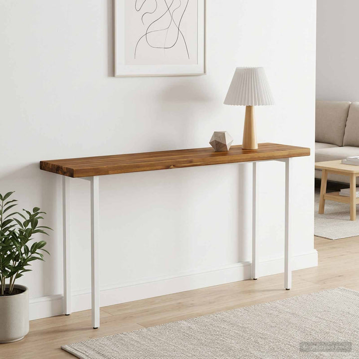 Rektangulært Bordplade 90 x 50 x 3,5 cm Rektangulær Naturfarvet