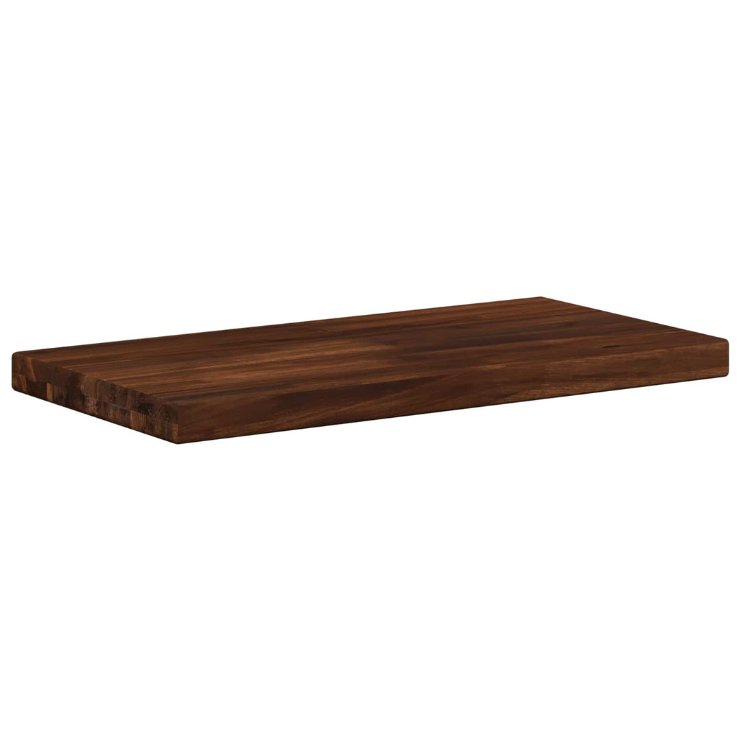 Rektangulært Bordplade 90 x 50 x 3,5 cm Rektangulær Mørk Brun