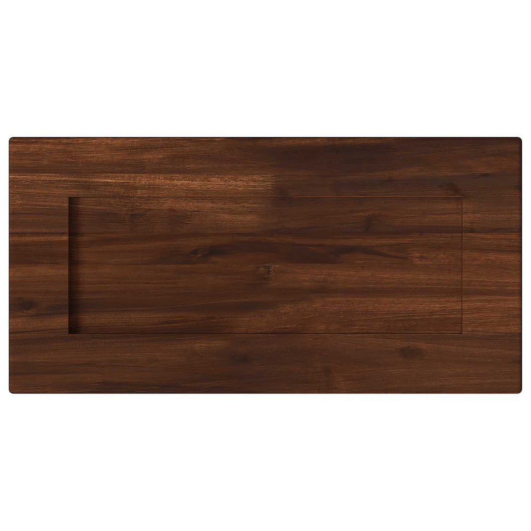 Rektangulært Bordplade 90 x 50 x 3,5 cm Rektangulær Mørk Brun
