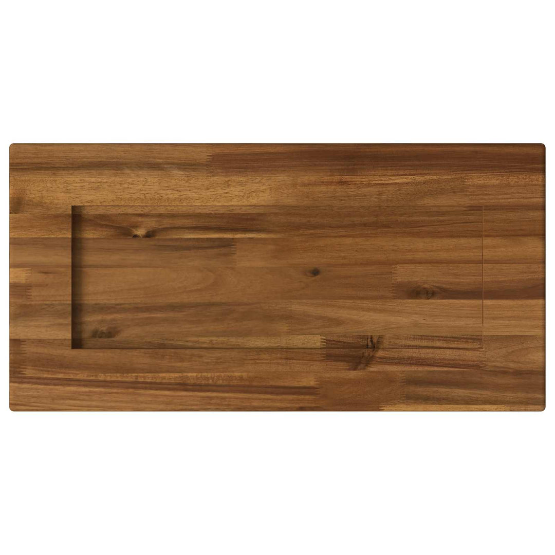 Rektangulært Bordplade 90 x 50 x 3,5 cm Rektangulær Naturfarvet