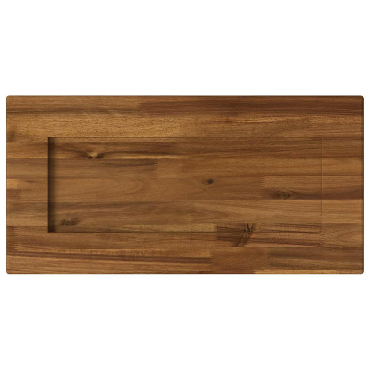 Rektangulært Bordplade 90 x 50 x 3,5 cm Rektangulær Naturfarvet