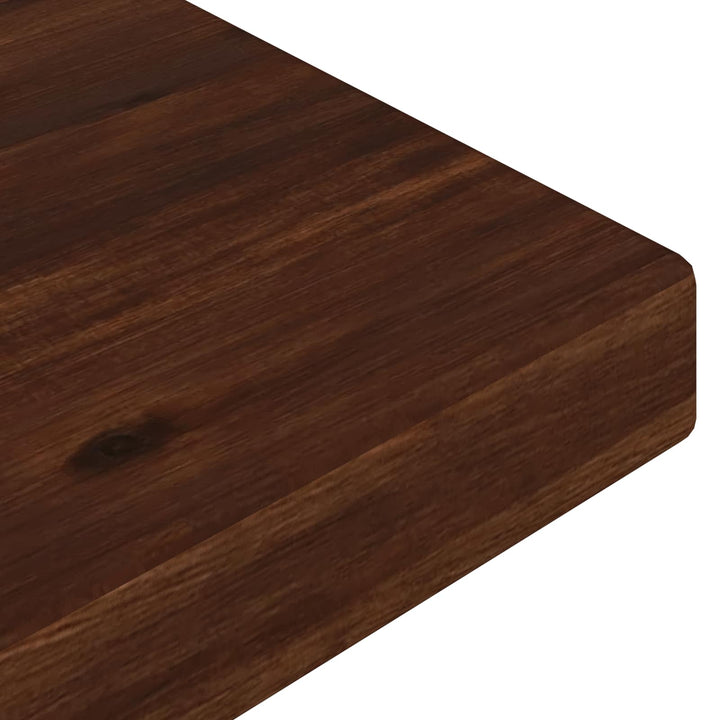 Rektangulært Bordplade 90 x 50 x 3,5 cm Rektangulær Mørk Brun