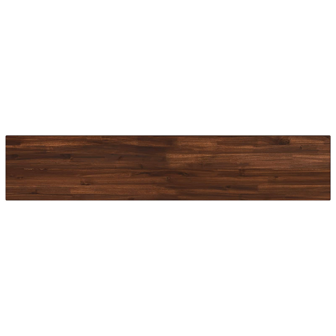 Rektangulært Bordplade 90 x 50 x 3,5 cm Rektangulær Mørk Brun