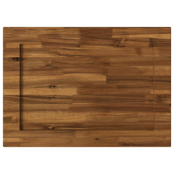 Rektangulært Bordplade 80 x 40 x 3,5 cm Rektangulær Naturfarvet