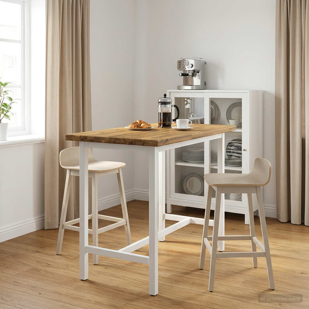 Rektangulært Bordplade 90 x 50 x 3,5 cm Rektangulær Hvid