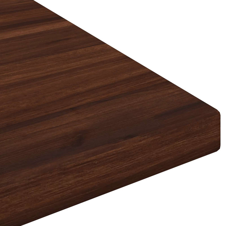 Rektangulært Bordplade 90 x 50 x 3,5 cm Rektangulær Mørk Brun