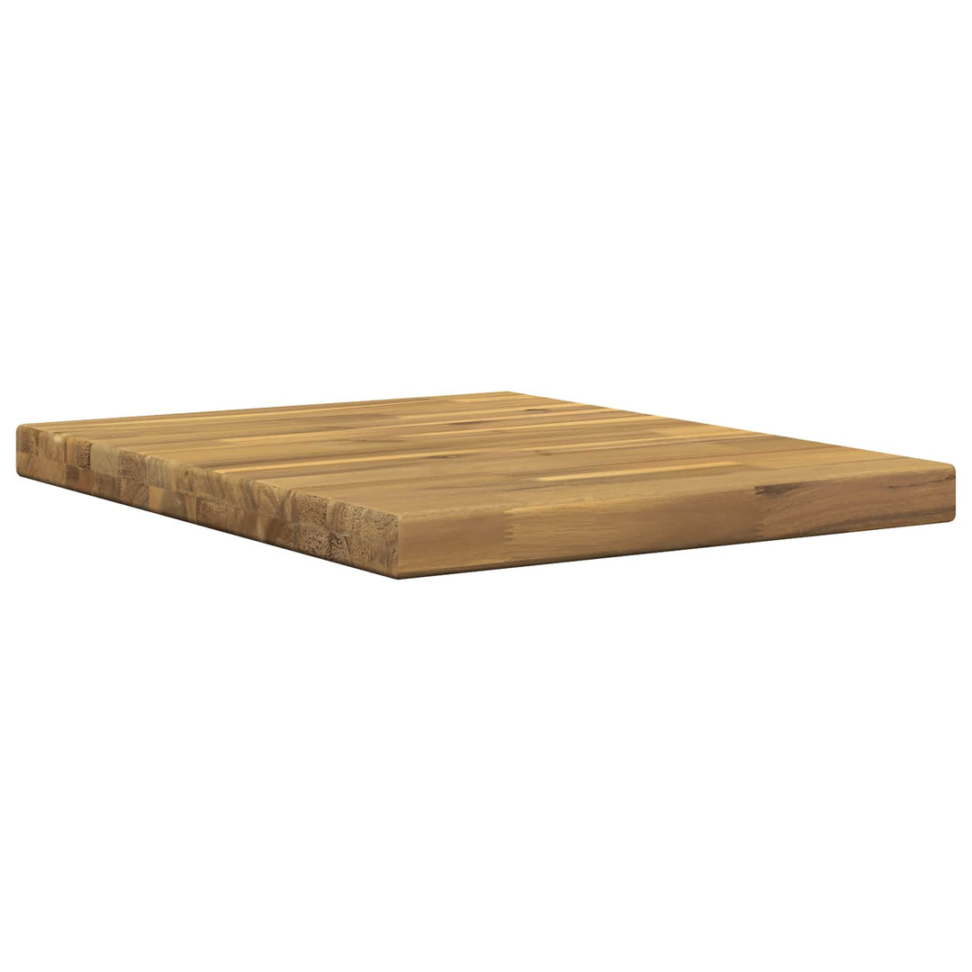 Rektangulært Bordplade 50 x 50 x 3,5 cm Firkantet Hvid
