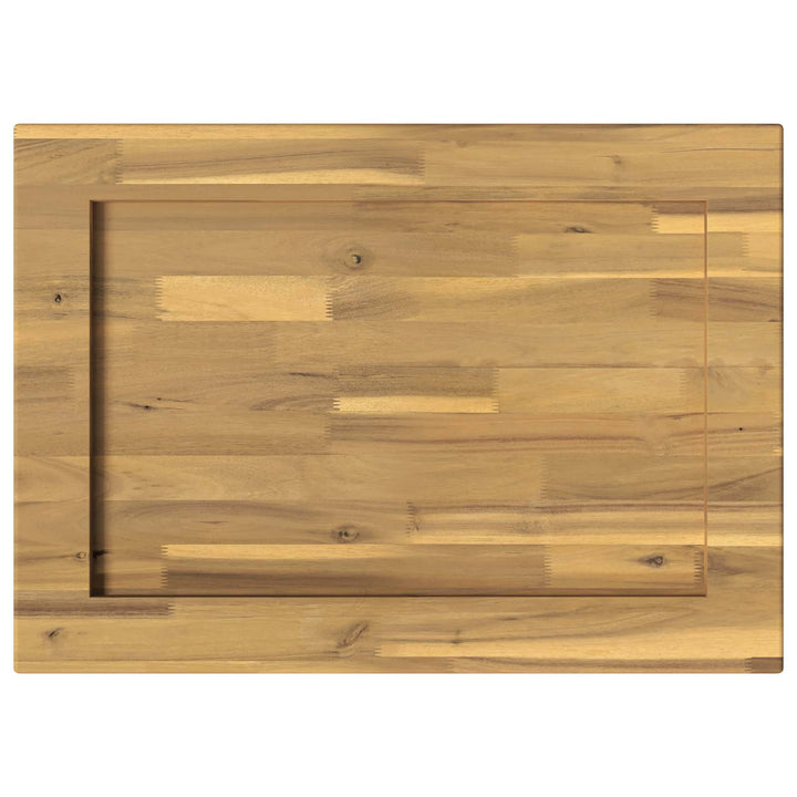 Rektangulært Bordplade 90 x 50 x 3,5 cm Rektangulær Hvid