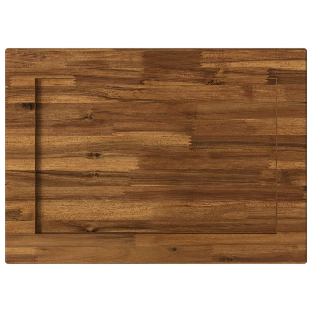Rektangulært Bordplade 90 x 50 x 3,5 cm Rektangulær Naturfarvet