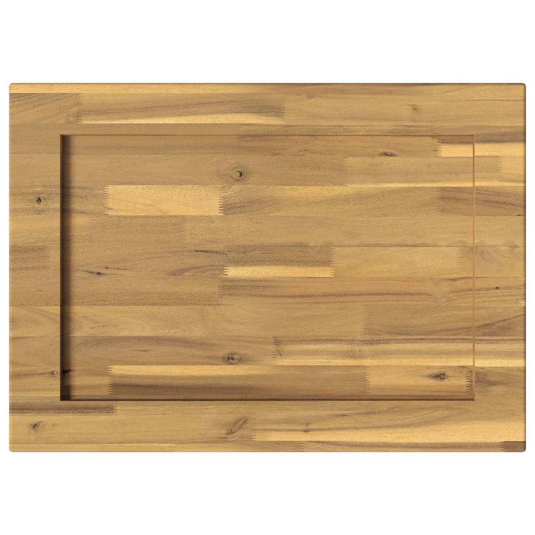 Rektangulært Bordplade 90 x 50 x 3,5 cm Rektangulær Hvid