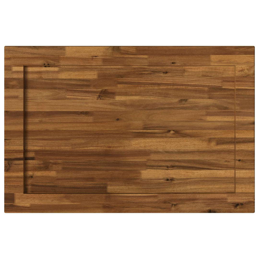 Rektangulært Bordplade 90 x 50 x 3,5 cm Rektangulær Naturfarvet
